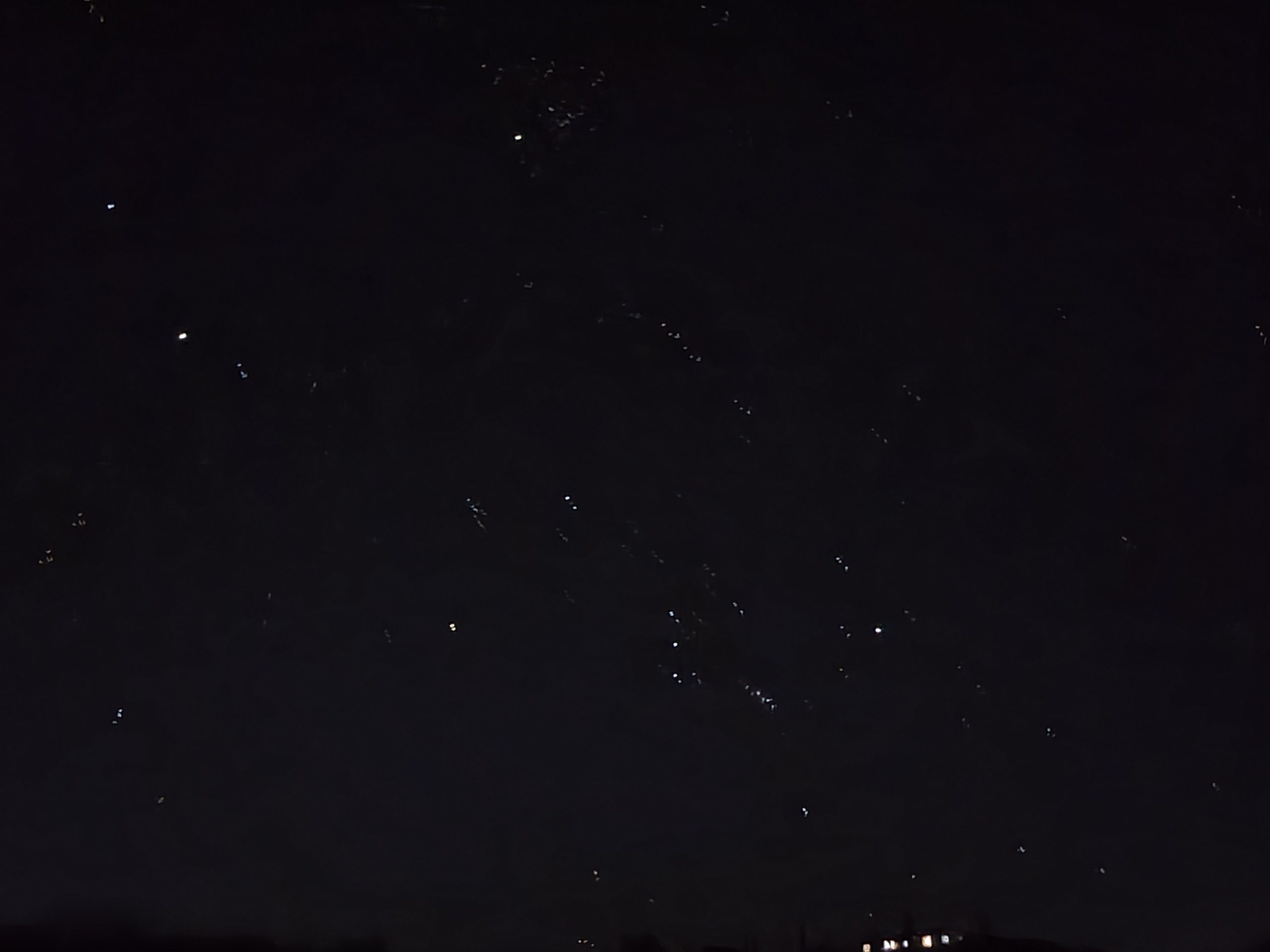 Orion graces Cassiopeia stargazing
