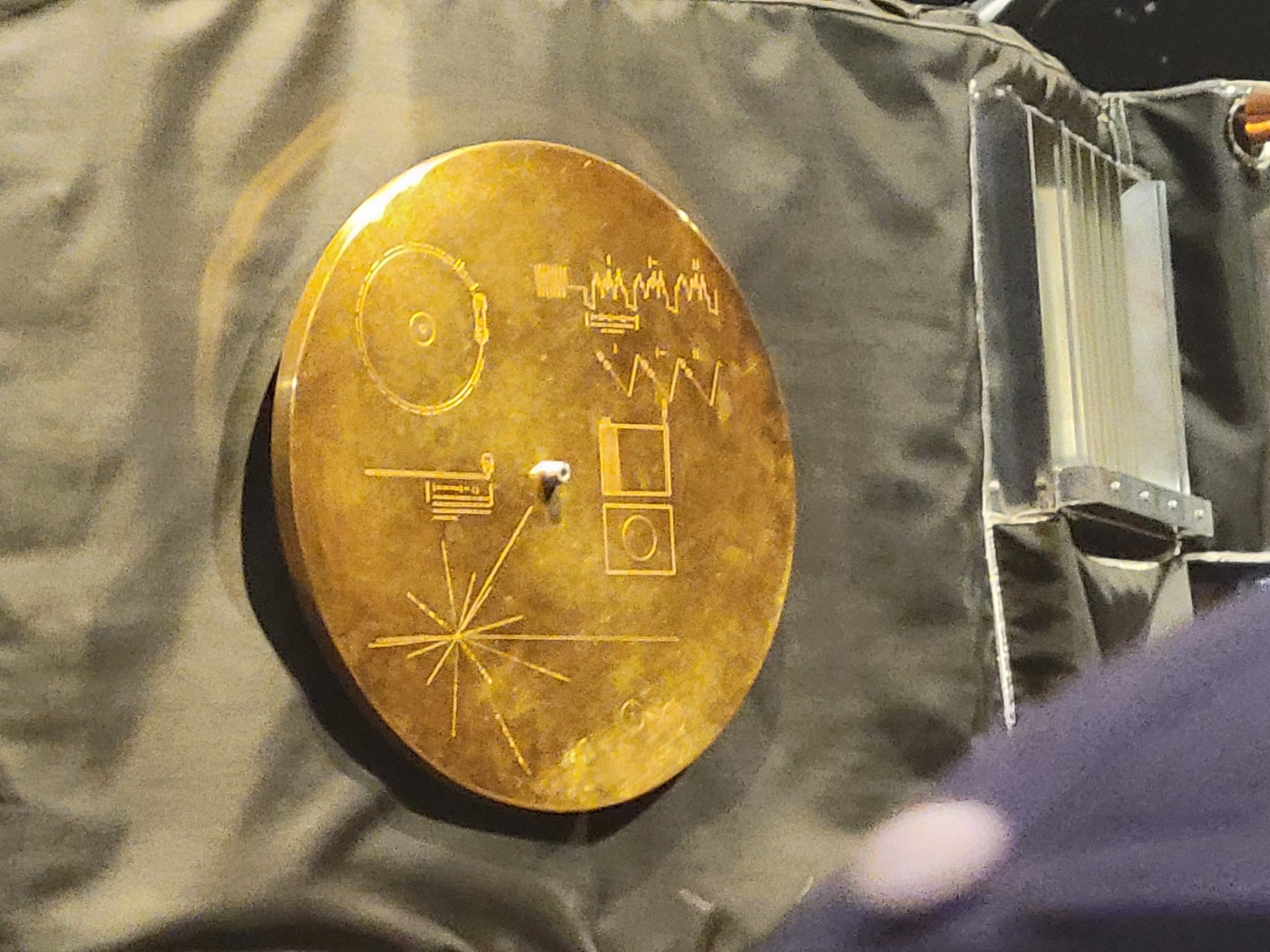 The Golden Record aboard the Voyager spacecrafts