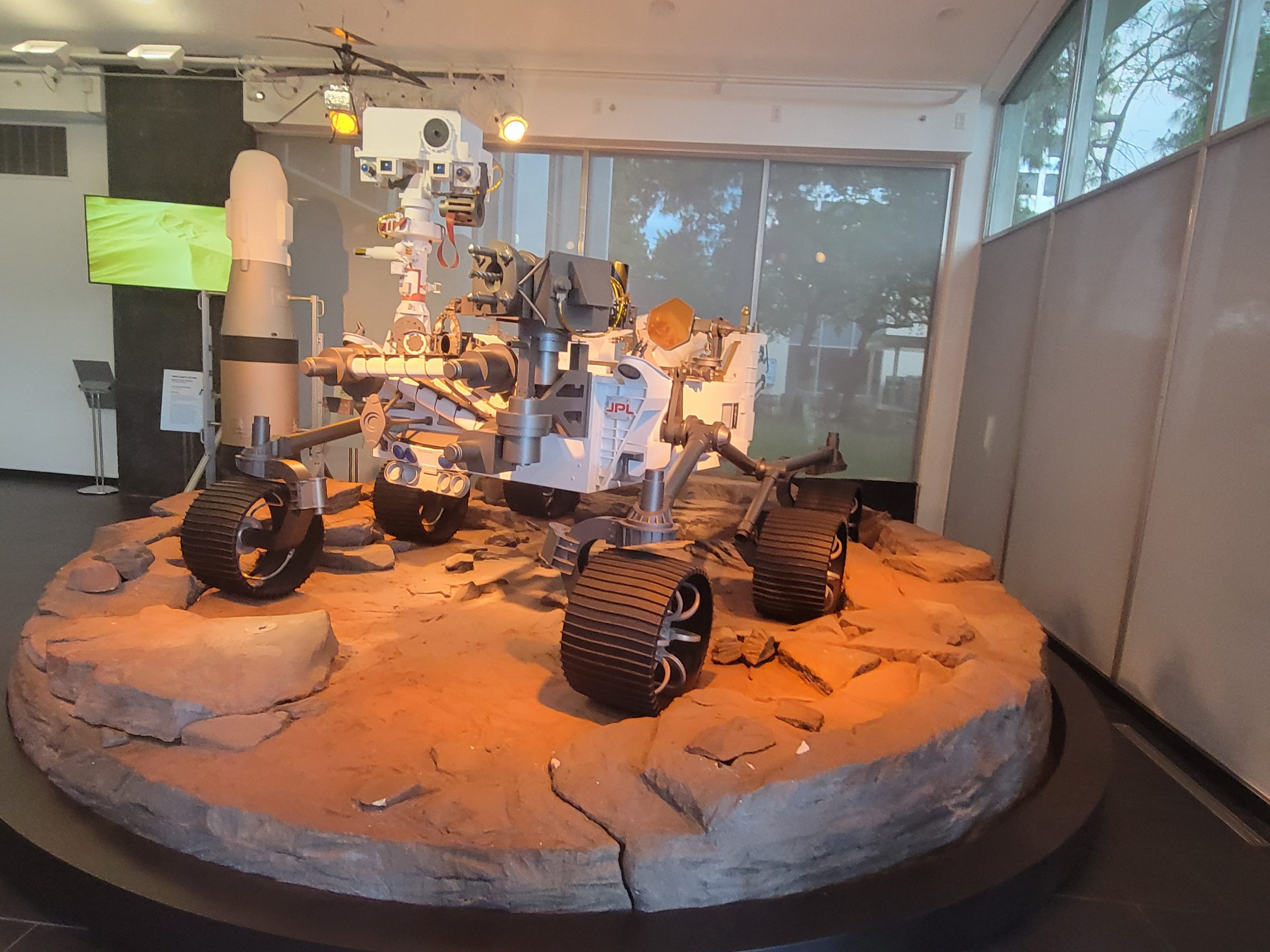Mars Perserverance Rover mockup